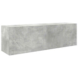 ZNTS Bathroom Wall Cabinet Concrete Grey 100x25x30 cm Engineered Wood 860097