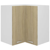 Hanging Corner Cabinet Lyon Sonoma Oak 57x57x60 cm Engineered Wood 806393