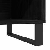 Record Cabinet Black Oak 85 x 38 x 48 cm Engineered Wood 862898