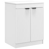 Bathroom Furniture Set White Engineered Wood 3404240
