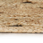 Handmade Rug Braided Jute 150 cm 133712