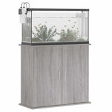 Aquarium Stand Grey Sonoma 81x36x73 cm Engineered Wood 833629