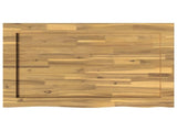 Live Edge Table Top 90 x 60 x 3.5 cm Rectangular White 938538