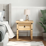 Side Table Corona 50x50x50 cm Solid Wood Pine 4005664