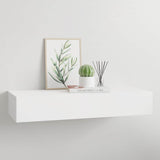 Wall-mounted Drawer Shelf White 60x23.5x10 cm MDF 330255