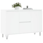 ZNTS Sideboard White 104x35x70 cm Engineered Wood 827204