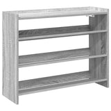 Shoe Rack Grey Sonoma 80x25x62 cm Engineered Wood 859919