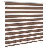Zebra Blind Brown 160x100 cm Fabric Width 155.9 cm Polyester 4014325