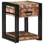 ZNTS Nightstands 2 pcs 40x40x50 cm Solid Reclaimed Wood 4016703