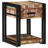 ZNTS Nightstands 2 pcs 40x40x50 cm Solid Reclaimed Wood 4016703