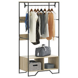 Wardrobe Sonoma Oak 90x50x180 cm Engineered Wood 848670
