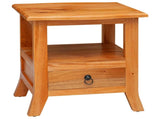 Bedside Cabinet Natural 40 x 40 x 45.5 cm Solid Mahogany Wood 42009931