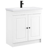 Bathroom Furniture Set White 56 x 37.5 x 81 cm Engineered Wood 3404124