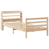 Bed Frame with Headboard without Mattress 90x200 cm 3306678