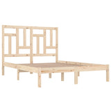 Bed Frame without Mattress 200x200 cm Solid Wood Pine 3104563