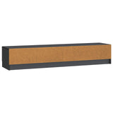 TV Cabinet with Drawer Black 147 x 34.5 x 27 cm Engineered Wood 895856