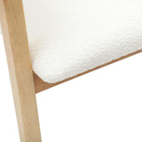 Dining Chairs 2 pcs Natural 54 x 57 x 73 cm Solid Rubber Wood 42020428