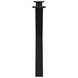 Dining Table Legs X-Shaped 3 pcs Black 90x cm Steel 4012996