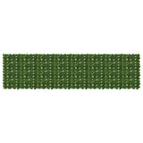 Balcony Screen with Leaves Green 400 x 100 cm 42040659