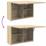 Bathroom Wall Cabinet Sonoma Oak 60x25x40 cm Engineered Wood 860069