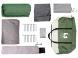 Tunnel Tent Green 427 x 305 x 205 cm Polyester and Steel 42028669
