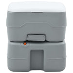 Portable Camping Toilet Grey and white 41.5 x 36.5 x 37.5 cm 42001437