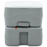 Portable Camping Toilet Grey and white 41.5 x 36.5 x 37.5 cm 42001437
