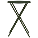 Bistro Table Dark Green 50 x 71 cm Powder-coated Steel 42002961