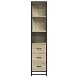 Bathroom Cabinet Sonoma Oak 35x37.5x166 cm Engineered Wood 849245