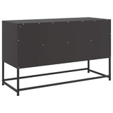 TV Cabinet Black 100.5x39x60.5 cm Steel 846542