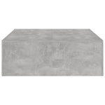 ZNTS Coffee Table Concrete Grey 100x100x35 cm Engineered Wood 808571