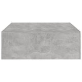 ZNTS Coffee Table Concrete Grey 100x100x35 cm Engineered Wood 808571