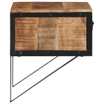 ZNTS Bedside Cabinet 40x35x40 cm Solid Wood Mango 358916