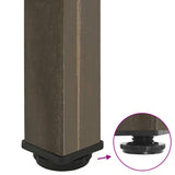 Coffee Table Legs 4 pcs Natural Steel 30-32 cm Steel 4012463