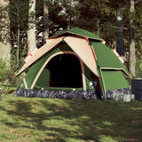 ZNTS Camping Tent Dome 5-Person Green Quick Release 4004185