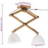 Ceiling Lamp 25 W White 29x18x85 cm E27 371931