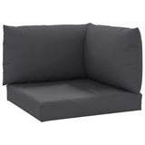 Pallet Cushions 3 pcs Anthracite Oxford Fabric 361773