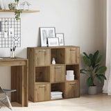 Bookshelf Artisan Oak 90x28x90 cm Engineered Wood 856059