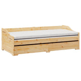 Daybed with Trundle without Mattress IRUN 90x200 cm 42000161