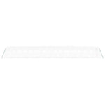 Greenhouse with Steel Frame White 64 m² 16x4x2 m 3188078