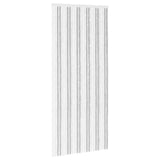 Insect Curtain Chenille Light Grey and White 100 x 230 cm 42034419