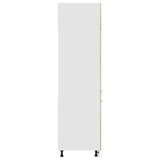 Refrigerator Cabinet Lyon Sonoma Oak 60x57x207 cm Engineered Wood 849626