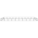 Dog Kennel Black 40 m Steel 3082149