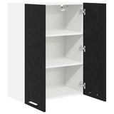 Hanging Cabinet Black Oak 60 x 31 x 80 cm Engineered Wood 884275