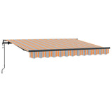 Retractable Awning Multicolour 350 x 200 cm Fabric 3329702