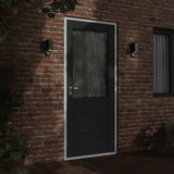 Outdoor Wall Lights with Sensors 2pcs Black Die-cast Aluminium 4006309