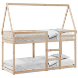 Bunk Bed without Mattress 90x200 cm Solid Wood Pine 3282076