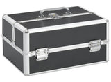 Make-up Case 22x30x21 cm Black Aluminium 91829