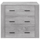 Sideboard Grey Sonoma 80x33x70 cm Engineered Wood 816582