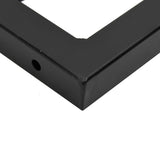 Basin Shelf Wall Mounted Steel and Solid Wood Acacia 3302793